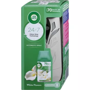   Illatosító készülék, automata, 250 ml, AIR WICK "Freshmatic", frézia és jázmin 0,25 liter