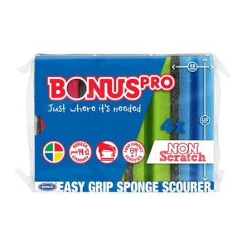 Mosogatószivacs, formázott, 4 db, BONUS 5 db