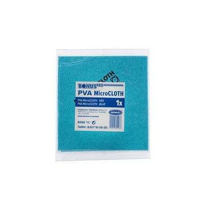 Törlőkendő, mikroszálas, univerzális, 40x34 cm, BONUS "PVA MicroCLOTH", kék 1 db