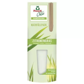   Légfrissítő, 90 ml, utántöltő, FROSCH "Oase", citromfű