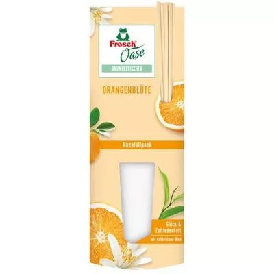 Légfrissítő, 90 ml, utántöltő, FROSCH "Oase", narancs 0,09 liter