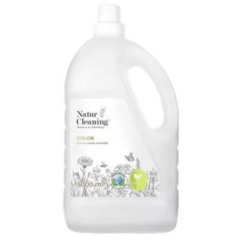   Mosógél, hipoallergén, színes ruhákhoz, 3 l, NATURCLEANING "Color" 3 liter