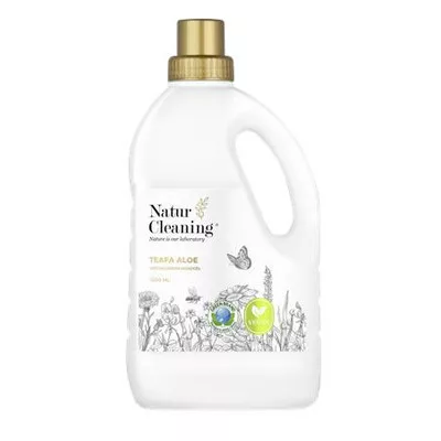 Mosógél, hipoallergén, 1,5 l, NATURCLEANING, teafa és aloe 1,5 liter