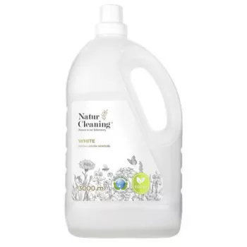   Mosógél, hipoallergén, fehér ruhákhoz, 3 l, NATURCLEANING "White" 3 liter