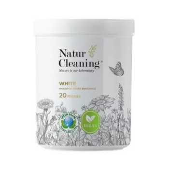   Mosópor, fehér ruhákhoz, 1 kg, NATURCLEANING "White"