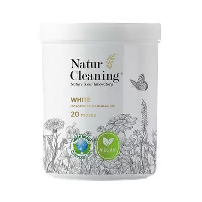 Mosópor, fehér ruhákhoz, 1 kg, NATURCLEANING "White"