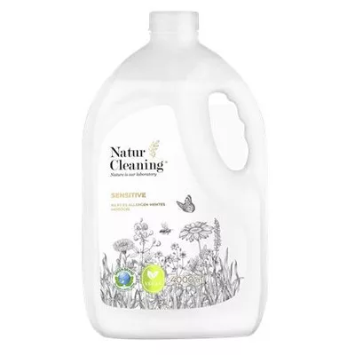 Mosógél, illat- és allergénmentes, 4 l, NATURCLEANING "Sensitive" 4 liter