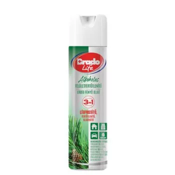   Felületfertőtlenítő és légfrissítő spray, 300 ml, BRADOLIFE, fenyő 0,3 liter