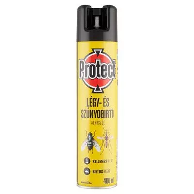 Légy- és szúnyogirtó aeroszol, 400 ml, PROTECT 0,4 liter