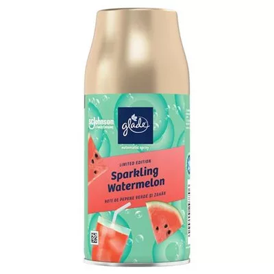 Illatosító készülék utántöltő, automata, 269 ml, GLADE "Sparkling Watermelon" 0,269 liter