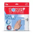 Ablaktörlő kendő, mikroszálas BONUS "MicroGLASS" 1 db
