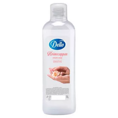 Folyékony szappan, 1000 ml, "Dello Sensitive" 1 liter