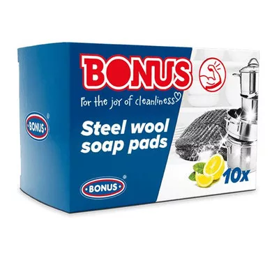 Szappanos párna, galvanizált acél, BONUS 10 db