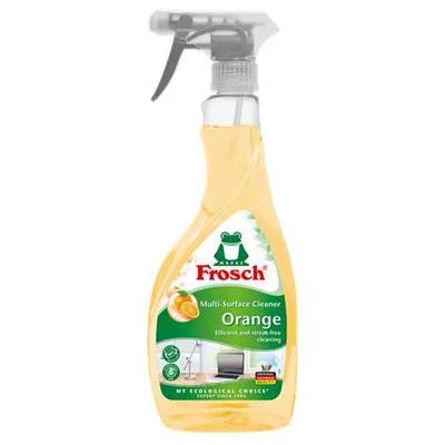 Általános felülettisztító spray, 500 ml, FROSCH, narancs 0,5 liter
