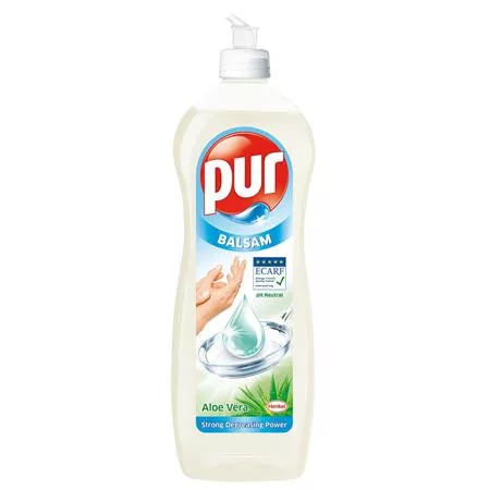 Mosogatószer, 750 ml, PUR, aloe vera balzsam 0,75 liter