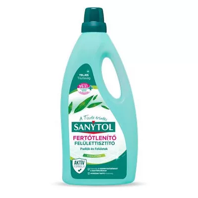 Felület tisztító-és fertőtlenítőszer, 1 l, SANYTOL, eukaliptusz 1 liter