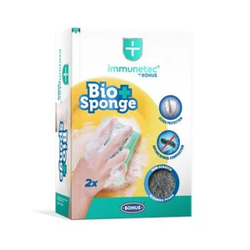   Mosogatószivacs, 2 db, BONUS "Bioactive Sponge Immunetec"