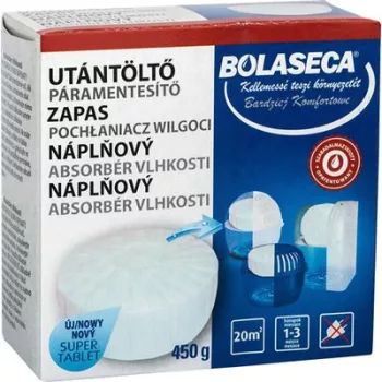   Páramentesítő utántöltő tabletta, 450 g, BOLASECA, neutrál 0,45 kg