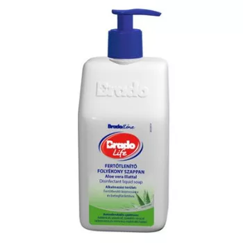   Folyékony szappan, fertőtlenítő, 0,35 l, BRADOLIFE, aloe vera 0,35 liter