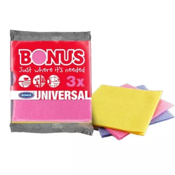   Törlőkendő, univerzális, 3 db BONUS "Universal"