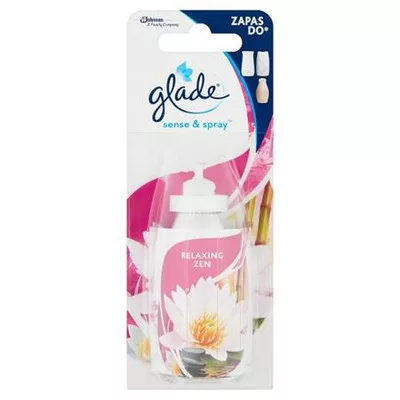 Illatosító készülék utántöltő, 18 ml, GLADE by brise "Sense&Spray, Relaxing zen 0,018 liter