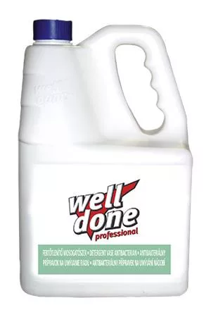 Mosogatószer, fertőtlenítő, 5 l, WELL DONE