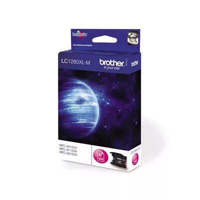 Brother LC1280XL-M (magenta) eredeti TINTAPATRON / INK CARTRIDGE 1200 oldal