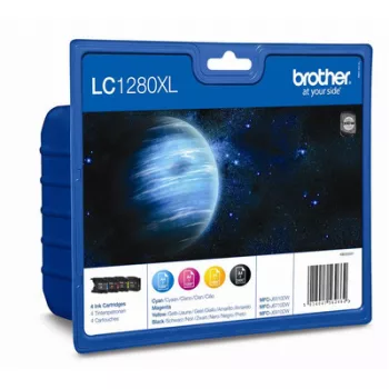   Brother LC1280XL-BK/C/M/Y  4db pakk eredeti TINTAPATRON / INK CARTRIDGE 3*1200 2400 oldal