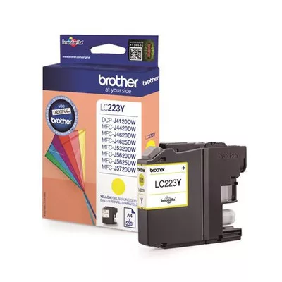 Brother LC223 Y (sárga) eredeti TINTAPATRON / INK CARTRIDGE