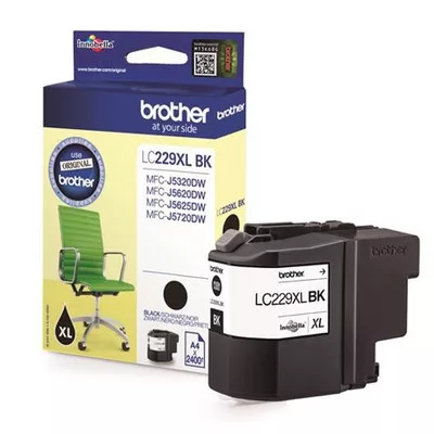 Brother LC229XL Bk (fekete) eredeti TINTAPATRON / INK CARTRIDGE