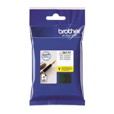 Brother LC3617 Y (sárga) eredeti TINTAPATRON / INK CARTRIDGE (~550 oldal)