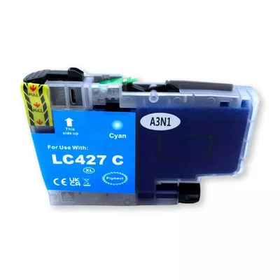Utángyártott BROTHER LC427C CIÁN / CYAN (cyan) TINTAPATRON (≈1500 oldal )