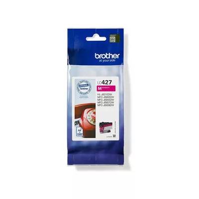 Brother LC427 M (magenta) eredeti TINTAPATRON / INK CARTRIDGE (~1500 oldal)