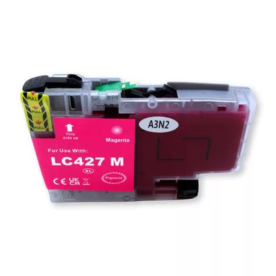 Utángyártott BROTHER LC427M MAGENTA TINTAPATRON (≈1500 oldal )