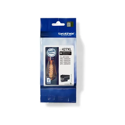 Brother LC427XL Bk (fekete) eredeti TINTAPATRON / INK CARTRIDGE (~6000 oldal) ( LC428 )