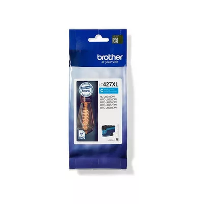 Brother LC427XL C (cián) eredeti TINTAPATRON / INK CARTRIDGE (~5000 oldal) ( LC428 )
