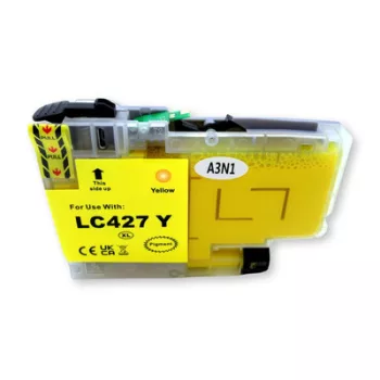   Utángyártott BROTHER LC427Y SÁRGA / YELLOW (yellow) TINTAPATRON (≈1500 oldal )