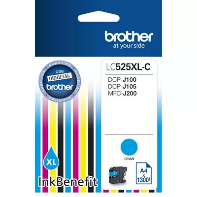 Brother LC525XL cián eredeti TINTAPATRON / INK CARTRIDGE (1300 oldal)