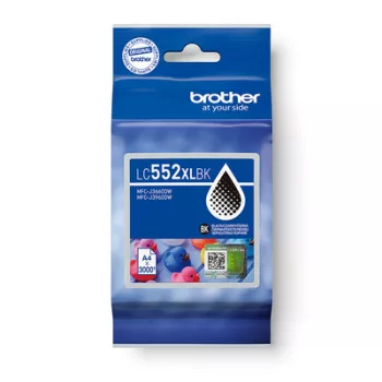   Brother LC552XLBK Tintapatron Black 60 ml 3.000 oldal kapacitás