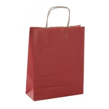   Ajándéktasak, 25 cm x 11 cm x 31 cm, APLI, piros (50 db/csomag)