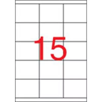 Etikett, univerzális, 70x50,8 mm, APLI, 1500 etikett/csomag 100 lap