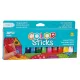 Tempera kréta készlet, APLI Kids "Color Sticks", 12 különböző szín 12 db