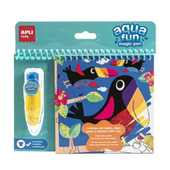   Színezőfüzet, vízbázisú, APLI Kids "Aqua Fun", dzsungel 1 db