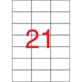   Etikett, univerzális, 70x42,4 mm, APLI, 10500 etikett/csomag 500 lap