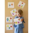 Geometriai matricás készlet, APLI Kids "Geometric", érzelmek 1 készlet