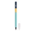 Töltőceruza, mini, HB, hatszögletű, tricolor, APLI "Infinite", égkék