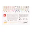 Filctoll készlet, 2,5 mm, kimosható, nyomda, APLI Kids "Stamps", 14 különböző szín és minta 14 db