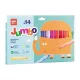 Filctoll készlet, 9,6 mm, kimosható, vastag, APLI Kids "Jumbo", 14 különböző szín 14 db