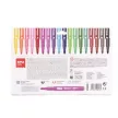 Filctoll készlet, 4,8 mm, kimosható, csillámos, APLI Kids "Glitter", 18 különböző szín 18 db