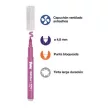 Filctoll készlet, 4,8 mm, kimosható, csillámos, APLI Kids "Glitter", 18 különböző szín 18 db